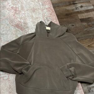 Lululemon Athletica Brown Cowl Neck Jacket